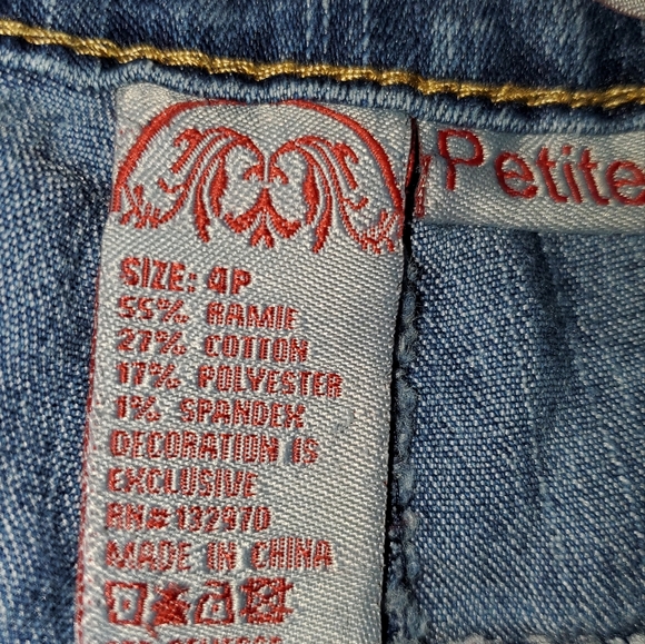 Cos Capri Jeans Size 0P Blue - Picture 7 of 8